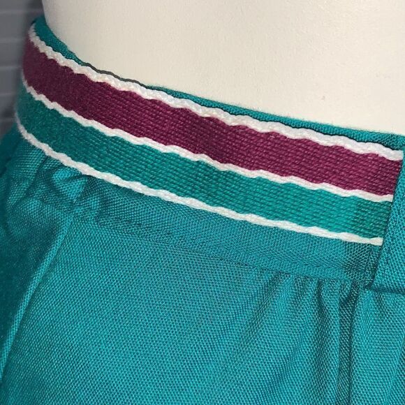 Vintage 70’s ILGWU Green Button Down Skirt With Belt Size Small - Picture 6 of 16